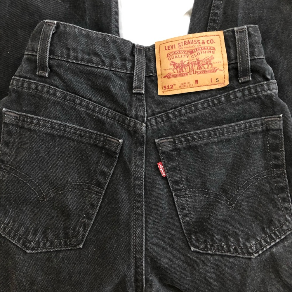 Vintage Levi 512 Slim Fit Jeans (Black)